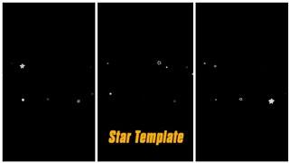 Star Blink Template Download ️| Particle Video Black screen|️Pk Edit official