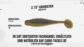 Lunker City 2.75" Grubster am Jig - Unterwasservideo