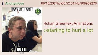 Anon really needs to fart - it hurts | 4chan Greentext Animations