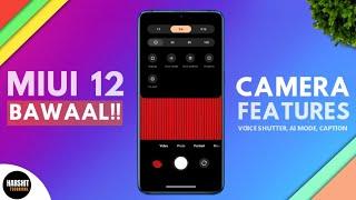 MIUI 12 Camera Features | Subtitles, Voice Shutter, Color Mode | BAWAAL MIUI 12 FEATURES 