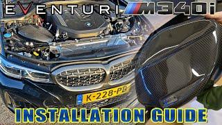 Eventuri Carbon Air Intake BMW M340i B58 - STEP by STEP Installation & SOUND