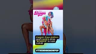 @megantheestallion and @cardib drop new single "BONGOS" | #popnewsdaily #popculturenews #musicnews