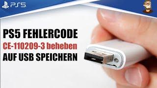 PS5 Fehlermeldung CE-110209-3 beheben - Kopieren auf USB Gerät nicht möglich - Videos übertragen