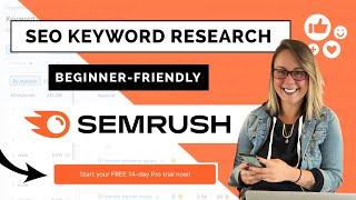SEMRush Keyword Research for Beginners | SEMRush SEO Tool 2024