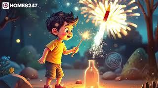 Happy Diwali #diwali #diwalispecial #homes247 #diwalicelebration #diwalidecoration #animation