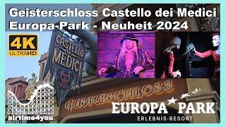 Gefangen im Geisterschloss - Castello dei Medici - Europa-Park - neu 2024 - Onride Experience - 4K