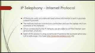 VoIP Telephony Fundamental Part 1