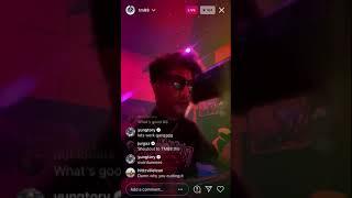 TM88 cooking up and playing fire beats in his studio 