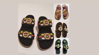 Leather Beaded Sandals | Gladiators | Bead Sandals | Flat Sandals | Summer Sandals | Handmade