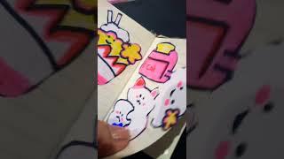 DUY STICKERS IDEAS #DHORTS#DIY#IDEAS#DOODLE CRAFT WITH SIMRA