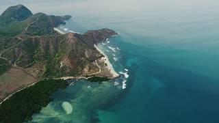 Surf trip. Limestone. West Sumbawa. Indonesia. Dji phontom4 pro