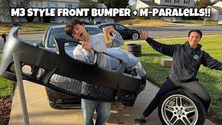 2007 BMW E90 328i Gets M3 Style Bumper + New Wheels: Project Daily Episode 4 #Fitment