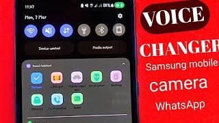 Activate VOICE CHANGER on Samsung ONE UI 4