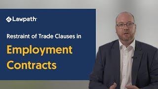 Restraint of Trade Clauses in Employment Contracts