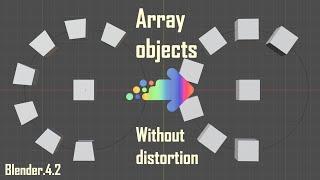 Array Objects Along Curve in Blender 4.2