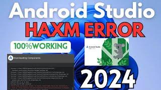100% Fix Intel HAXM not Installed Error in Android Studio | Solution to HAXM Error