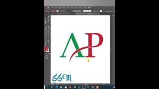 illustrator logo design tutorial| Best logo design |letter Ap logo design