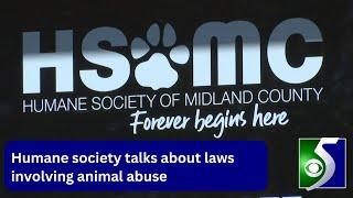 Humane society discusses animal abuse laws