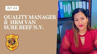 Maak kennis met de Quality Manager & Human Resource Manager van Sure Beef N.V.