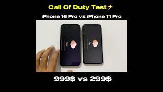 IPHONE 16 PRO VS IPHONE 11 PRO - Call Of Duty TEST