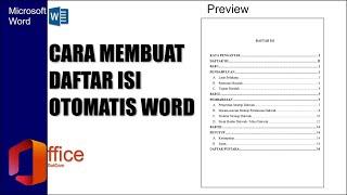 Cara Membuat Daftar Isi Otomatis Mudah dan Cepat di semua Versi Word