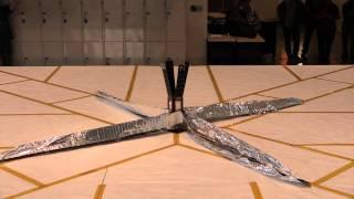 Raw video: LightSail solar sail deployment test