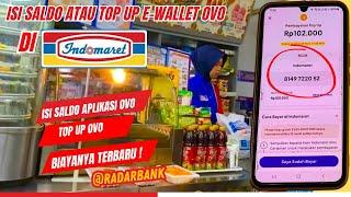 Cara Top Up OVO di Indomaret Terbaru I Isi Saldo OVO