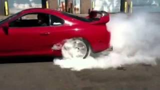 HPK Toyota Supra Burn out.