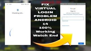 Fix Virtual Google play Games Login/Stuck Android 14 device | Working All devices