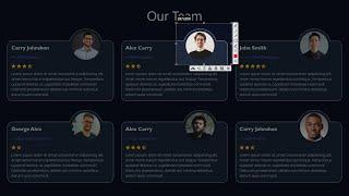 Responsive Our Team Section using HTML and CSS only | with free source code