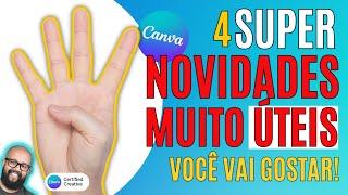 Canva como usar 4 SUPER novidades MUITO ÚTEIS CANVA -  Novas funcionalidades Canva 2021