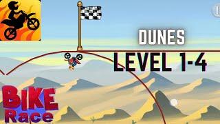 Bike Race Motorcycle Games Dunes level 1-4 | Bike Race Motorcycle Games | Invincible Sigog