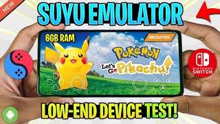 TESTING SUYU EMULATOR ANDROID ON *LOW-END* DEVICE | MALI GPU SUYU GAMEPLAY!