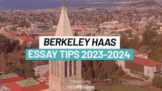 How to Tackle Berkeley Haas' 2023-2024 Essay Questions