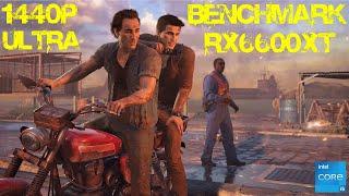 Uncharted 4: A Thief's End PC Benchmark 1440p Ultra Settings - RX 6600 XT/i5-12400f