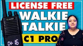 Best License-Free Walkie Talkies in India | Convey C1 Pro | Best Picks for 2025