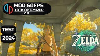 Zelda TOTK | YUZU | 60 FPS MOD TEST and LATEST MODS | 4K 2024 PC (totk optimizer 2.0)