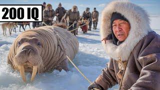 How Inuit Hunters Catch 4000 Pound Walrus in The Arctic