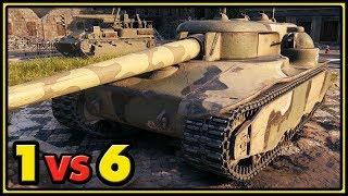 T28 Concept - 12 Kills - 1 vs 6 - World of Tanks Gameplay