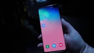 Galaxy S10 Ultrasonic Fingerprint Scanner Setup and Demo