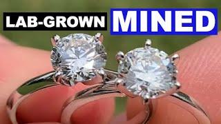 James Allen LAB DIAMOND vs NATURAL DIAMOND!