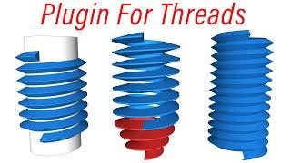 SketchUp Plugin For Modeling Threads - Draw Whorl