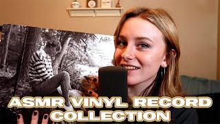 ASMR Vinyl Record Collection (whispers, tapping & scratching!) | Audra Miller