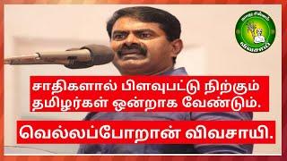 Caste Unity Must in Tamil Nadu - Seeman | seeman latest speech | ntk | naam tamilar katchi