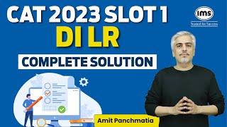 CAT 2023 Slot 1 DILR solution | CAT 2023 Slot 1 Solved Paper | CAT 2023 Answer Key | Amit Panchmatia