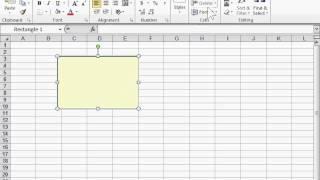 Excel 2010 Delete a Shape Fill