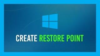 How to: Easily create a System Restore point for Windows 10