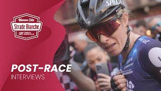 Strade Bianche Women Elite Crédit Agricole 2025 | post-race interviews