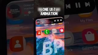 ONE UI7- ANIMATION      #oneui7 #oneui7features #samsungs25ultra#samsung #shorts #nextechie