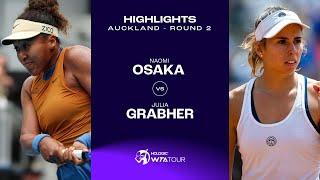 Naomi Osaka vs. Julia Grabher |  2025 Auckland Round 1 | WTA Match Highlights